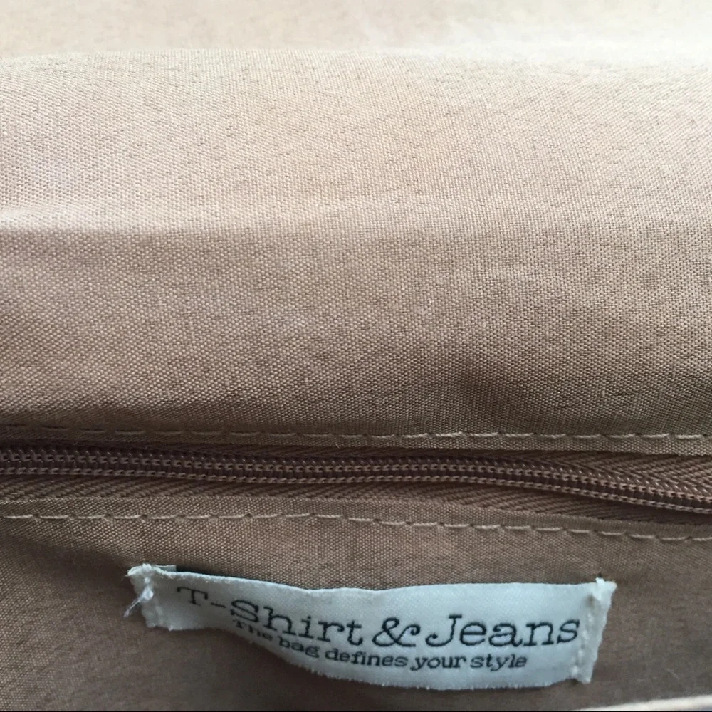 Vegan Leather Southwest Embroidery BoHo Crossbody Brown Purse with Tassel